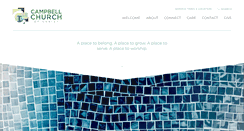 Desktop Screenshot of campbellchurch.org